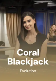 Coral Blackjack game tile